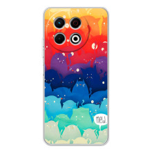 Чехол на ТЕКНО Спарк 30 Про с Котами (VPrint) (Mew)