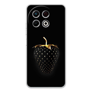 Чехол с изображением  вкусной еды для TECNO Spark 30 Pro – Чёрная клубника