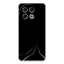 Чехол с картинками на черном фоне для TECNO Spark 30 Pro – Дорога