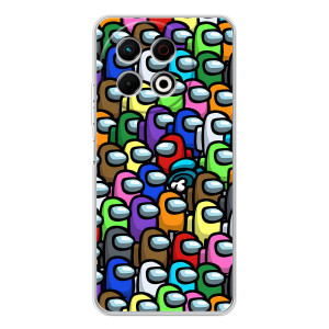 Чехол Амонг Ас для TECNO Spark 30 Pro (AlphaPrint)