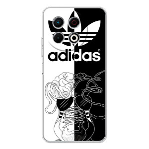Чохол с стилі "Адідас" для ТЕКНО Спарк 30 Про. – Adidas шнурки