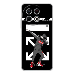 Чеохол для TECNO Spark 30 Pro з картинкою Supreme (AlphaPrint)