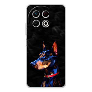 Бампер для TECNO Spark 30 Pro з картинкою "Песики" (Собака Мопсік)