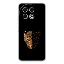 Чехол с леопардовым принтом на TECNO Spark 30 Pro – Леопард на черном