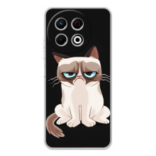 Чехол с принтом для TECNO Spark 30 Pro (AlphaPrint) Модные коты – Грустный кот