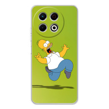 Чехол с Симпсонами для TECNO Spark 30 Pro (VPrint) (Гомер Симпсон)