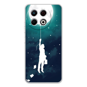 Чехол (ТПУ) с планетами на TECNO Spark 30 Pro – To The moon