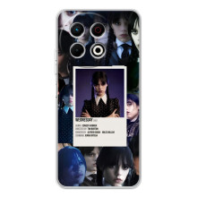 Чохли Венсдей на TECNO Spark 30 Pro Уенсдей (AlphaPrint) (колаж Венздей)