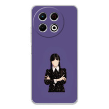 Чохли Венсдей на TECNO Spark 30 Pro Уенсдей (AlphaPrint) (Венздей у чорному)