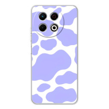 Чехол с принтом коровы на ТЕКНО Спарк 30 Про – Фиолетовый принт