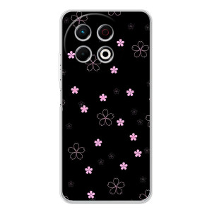 Чехол с розовым рисунком для TECNO Spark 30 Pro