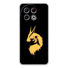 Naruto Anime Чехлы для ТЕКНО Спарк 30 Про (AlphaPrint) (силуэт Курама Наруто)