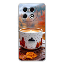 Чохол з унікальним дизайном 'Осінь з кавою' для TECNO Spark 30 Pro – Кава на природі