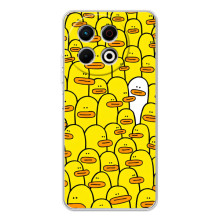 Силиконовый бампер с картинкой животных для TECNO Spark 30 Pro (Особенный)