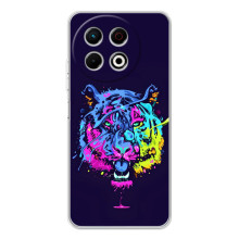 Силиконовый бампер с картинкой животных для TECNO Spark 30 Pro (Тигр-Арт)