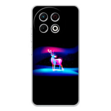 Силиконовый бампер с картинкой животных для TECNO Spark 30 Pro (Яркий олень)