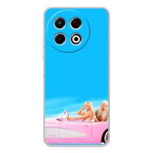 Силиконовый Чехол Барби Фильм на TECNO Spark 30 Pro – Барби и Кен