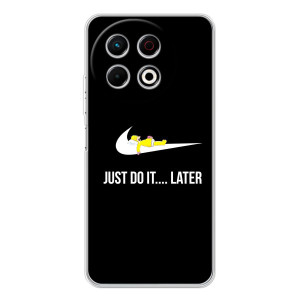 Силиконовый Чехол на TECNO Spark 30 Pro с картинкой Nike – Later