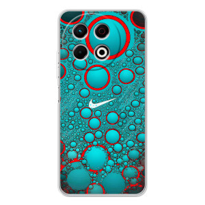 Силиконовый Чехол на TECNO Spark 30 Pro с картинкой Nike – Найк зеленый
