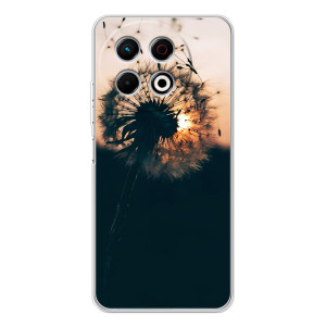 Силіконовий Чохол з кульбабками на TECNO Spark 30 Pro – Гарна кульбабка