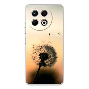 Силіконовий Чохол з кульбабками на TECNO Spark 30 Pro – Роздмухана кульбабка