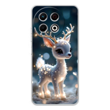 Яркий чехол для TECNO Spark 30 Pro с Зимними Оленятами – Блистающий оленёнок