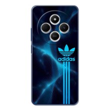 Чехлы Адидас для Tecno Spark 30 (AlphaPrint) (Синий Адидас)