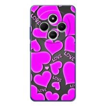 Чехлы для любимой на Спарк 30 (VPrint) (Pink hearts)