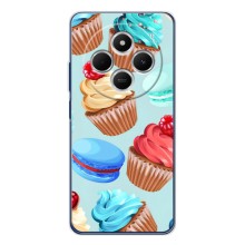 Чехлы с Фруктами для Tecno Spark 30 (VPrint) (Кексики)