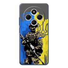 Чехлы с картинкой ЗСУ для Tecno Spark 30 (AlphaPrint) (АРТ солдат)