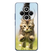 Чехлы с Котиками для Tecno Spark 30 (VPrint) (Прыжок кота)