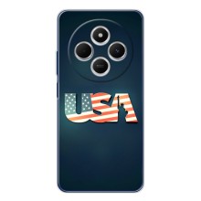 Чехол Флаг USA для Tecno Spark 30