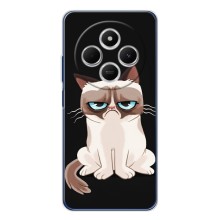 Чехол с принтом для Tecno Spark 30 (AlphaPrint) Модные коты (Грустный кот)