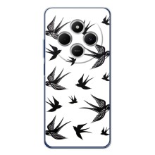 Чехол с птицами на Tecno Spark 30 (VPrint) (Ласточки)