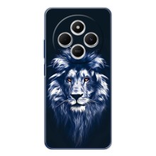 Чехол со Львом для Tecno Spark 30 (VPrint) (Синий Лев)