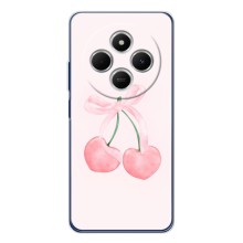 Чехол с розовым рисунком для Tecno Spark 30 (Розовые вишни)
