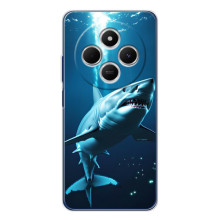 Чехол с картинкой «Хищники» для Tecno Spark 30 – Акула