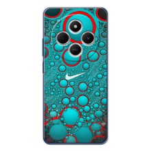 Силиконовый Чехол на Tecno Spark 30 с картинкой Nike (Найк зеленый)