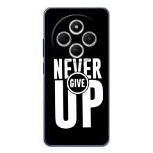 Силиконовый Чехол на Tecno Spark 30 с картинкой Nike (Never Give UP)