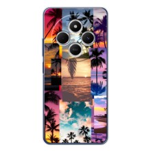 Силиконовый чехол с КАРТИНКАМИ лето для Tecno Spark 30 (AlphaPrint) (Летний отпуск)