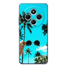 Силиконовый чехол с КАРТИНКАМИ лето для Tecno Spark 30 (AlphaPrint) (Взгляд лето)