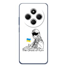 Защитные чехлы (Призрак Киева) для Tecno Spark 30 (AlphaPrint) (Летчик Киева)