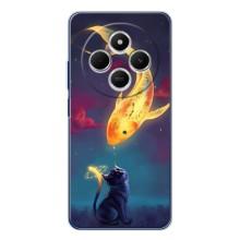 Чехол на тематику: Коты для Tecno Spark 30C – Встреча