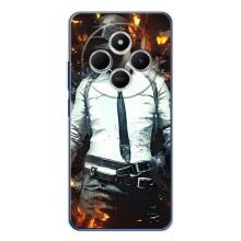 Силиконовый чехол с картинкой "Герой Pubg" на Tecno Spark 30C – Man Пубг