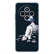 Силиконовый чехол с картинкой "Герой Pubg" на Tecno Spark 30C – В экиперовке