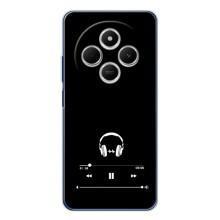 Чехол с картинками на черном фоне для Tecno Spark 30C – Плеер