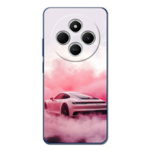 Чехол с авто Порше для Tecno Spark 30C – Розовый Порше