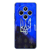 Чехол с украинским гербом на Tecno Spark 30C – Гербы на синем