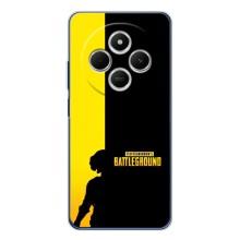 Чехол (TPU) с картинкой "Лого Пабг" на Текно Спарк 30С – Battlegrounds
