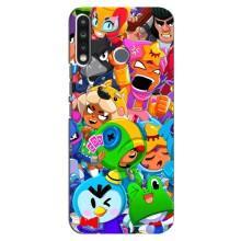 Чехол для TECNO Spark 4 Бравл Старс (VPrint)